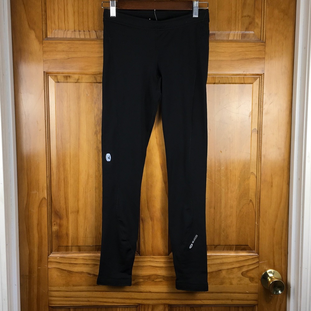Sugoi Midzero Tight Womens Medium Black Cycling Running Thermal Leggings Base